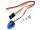 Team Raffee & Co Oval 360 Degree Rotation Flash LED Police Light Large Blue TRC/302431LB