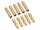 Team Raffee & Co 4mm Gold Banana Bullet Plug Male & Female (10pc) TRC/K5001