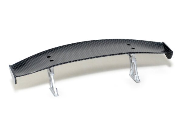 Team Raffee & Co 1/10th Scale CF Rear Spoiler Wing W/ Stands (#00450) for Miscellaneous  All BRHY00450
