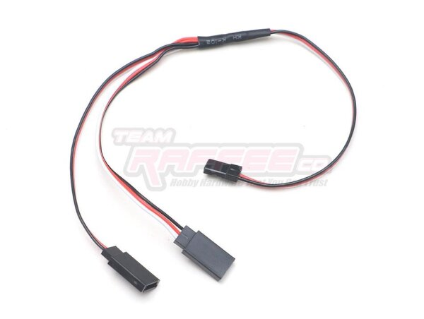 Team Raffee & Co Receiver Cable Wire 30cm w/ 2-Way Auxiliary Output WRA0111-30
