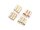 Team Raffee & Co 4x18mm Brass Gold Plated Banana Bullet Plug for RC Motor & ESC (12) WRA0303