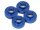 Team Raffee & Co Aluminum Servo Washer (4) 3x7.5mm Blue TRC/302442B