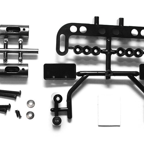 Team Raffee & Co Realistic Rc Exhaust Tune Pipe W/accessories Gun Metal for Miscellaneous  All BRHY00407GM