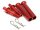 Team Raffee & Co Adjustable Aluminum Body Post - 1 Pair Red TRC/HY00196R