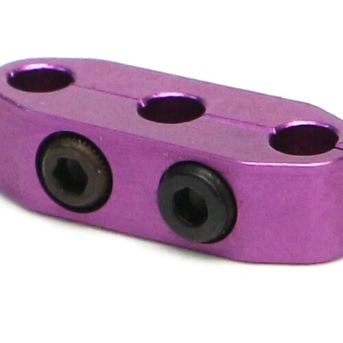 Team Raffee & Co CNC Aluminum Wire Clamps for 1416 AWG Purple TRC/HY00317P