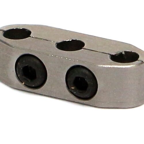 Team Raffee & Co CNC Aluminum Wire Clamps for 1416 AWG Gun Metal TRC/HY00317GM