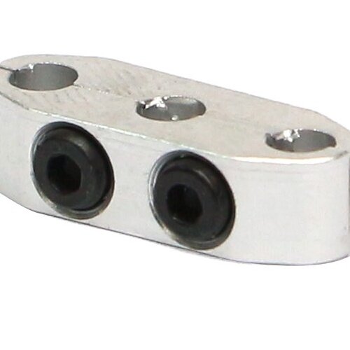 Team Raffee & Co CNC Aluminum Wire Clamps for 1416 AWG Silver TRC/HY00317S