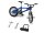 Team Raffee & Co Scale Accessories - BMX Bike w/ Lock & Wrench Style B 1Pc Blue BRSCAC231B