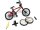 Team Raffee & Co Scale Accessories - BMX Bike w/ Spare Wheels Style A 1Pc Red BRSCAC230R