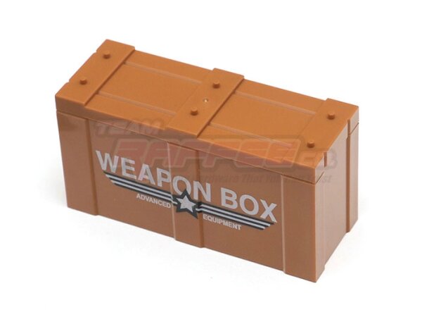 Team Raffee & Co 1/10 Scale Weapon Box Brown BRSCAC251BR
