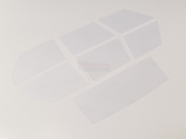 Team Raffee & Co Side Window Set for TRC/302550 Rover SUV First Gen Hard Body TRC/302863