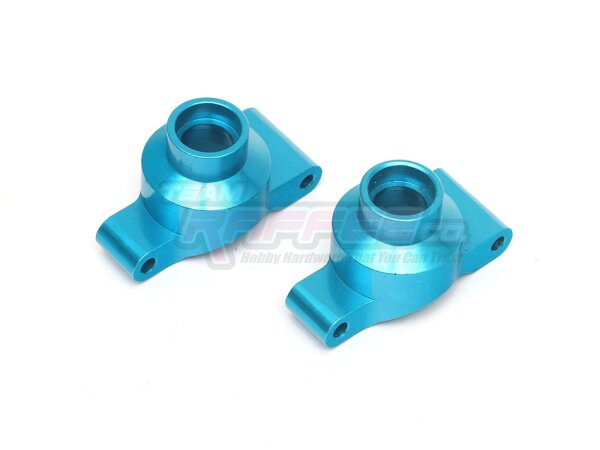 Team Raffee & Co Rear Aluminum Hub Carrier (2) for Tamiya TT-01 TRC/TT01-012