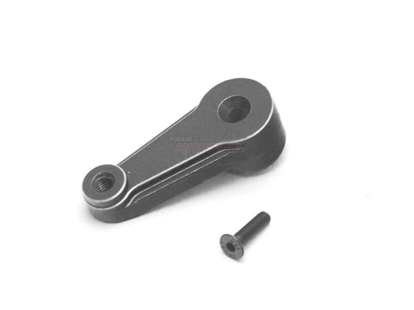 Team Raffee & Co Aluminium 7075 Steering Servo Arm (15T) Black for Axial SCX6 TRC/302883BK