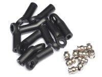 Team Raffee & Co M3 Nylon Rod Ends (Upwards) 23.5MM...