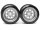 Team Raffee & Co Classic Fake Tire Wall Wheel Set (2Pcs) Silver For 1/10 RC Car (6mm Offset) BRTR-5035S.6