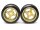 Team Raffee & Co Classic Fake Tire Wall Wheel Set (2Pcs) Gold For 1/10 RC Car (6mm Offset) BRTR-5038G.6