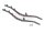 Team Raffee & Co Carbon Graphite Chassis Frame Rails (2) for Kyosho Mini Z 4X4 TRC/1114-001