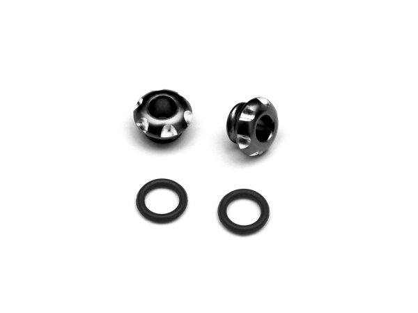 Team Raffee & Co Aluminum 3MM light bucket Black TRC/HY00309BK