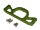 Team Raffee & Co Aluminum Rear Chassis Brace Holder Green for Axial SCX10 TRC/32106G