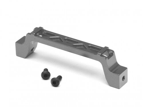 Team Raffee & Co Aluminum Rear Cross Brace (1) Gun Metal for Tamiya CC02 TRC/1086005GM