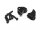 Team Raffee & Co Aluminum Upper Suspension Link Mount (2) Black for Tamiya CC02 TRC/1086006BK