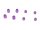 Team Raffee & Co Aluminum Magnetic Stealth Body Post - 1 Set Purple TRC/32132P