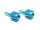 Team Raffee & Co Aluminum Gearbox Joint (2) Blue for Tamiya TT-02 TRC/TT02-020B