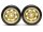 Team Raffee & Co Classic Fake Tire Wall Wheel Set (2Pcs) Gold For 1/10 RC Car (3mm Offset) BRTR-5036G.3