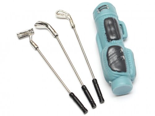 Team Raffee & Co Scale Accessories -  Golf Set & Stand Bag Blue TRC/302326B
