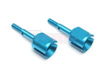 Team Raffee & Co Aluminum Wheel Axle (2) Blue for...