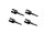 Team Raffee & Co Steel Wheel Joint (4) for Tamiya TT-02B TRC/477009