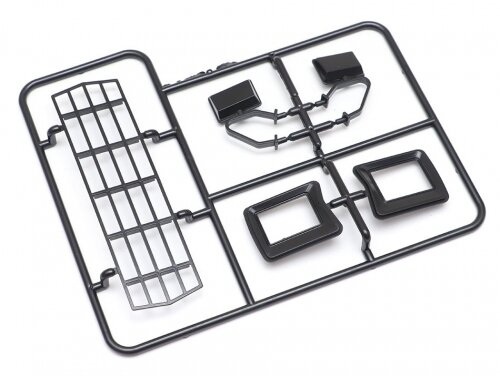 Team Raffee & Co Plastic Front Grille Headlight Bezel and Side Mirror for TRC XLT Gen 2 Hard Body TRC/302549A