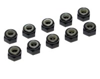 Team Raffee & Co M4 Aluminum Lock Nut (10) Black...