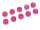 Team Raffee & Co M4 Aluminum Lock Nut (10) Pink BRSA1045PK