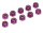 Team Raffee & Co M4 Aluminum Lock Nut (10) Purple BRSA1045P