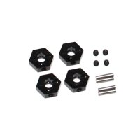 Team Raffee & Co Aluminum Hex Adapter Set Black for...