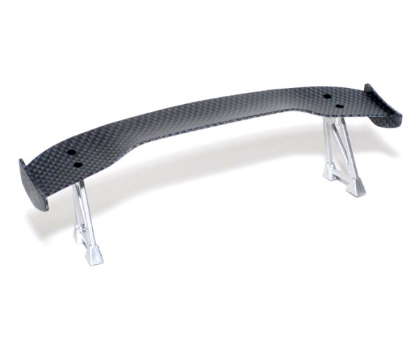 Team Raffee & Co 1/10th Scale CF Rear Spoiler Wing W/ Stands (#00468) for Miscellaneous  All BRHY00468