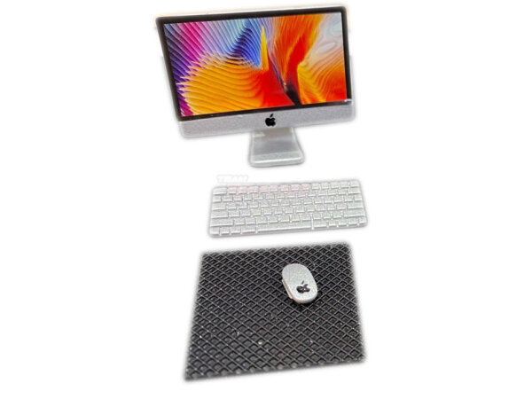 Team Raffee & Co Scale Accessories - Computer Silver BRSCAC304S