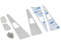 Team Raffee & Co Metal Side Hood Diamond Plate With...