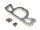 Team Raffee & Co Aluminum Rear Chassis Brace Holder Silver for Axial SCX10 TRC/32106S