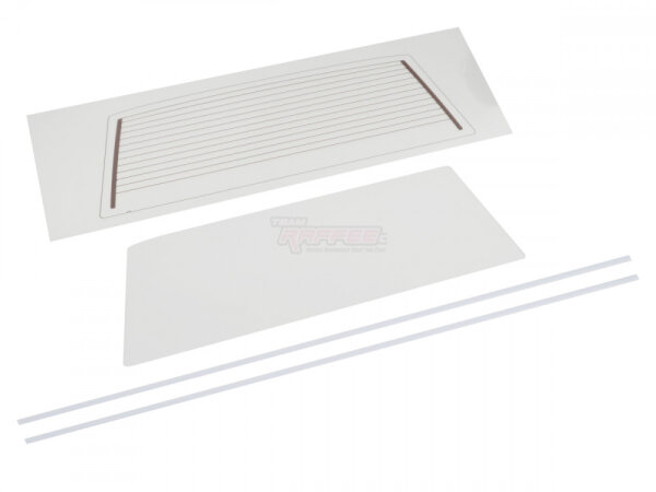Team Raffee & Co Upgrade Rear Window with Heating Wire Pattern for TRC/302206 Cherokee XJ Body for Axial SCX10 TRC/302913