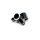 Team Raffee & Co Aluminum Rear Caliper Black for Team Losi Promoto-MX TRC/302922BK
