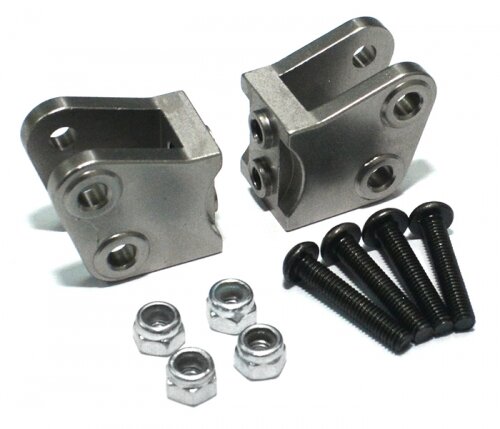 Team Raffee & Co Aluminum Lower Suspension Link -1 Pair Gun Metal for Axial Yeti TRC/050306GM
