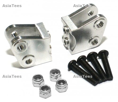 Team Raffee & Co Aluminum Lower Suspension Link -1 Pair Silver for Axial Yeti TRC/050306S