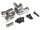 Team Raffee & Co Aluminum Front C-hub (2) Gun Metal for Axial SCX10 II TRC/302286GM