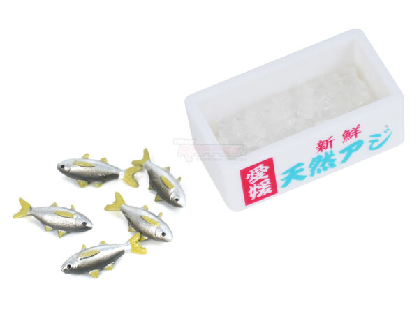 Team Raffee & Co Scale Accessories - Fish Tubs (Included Horse Mackerel) BRSCAC322