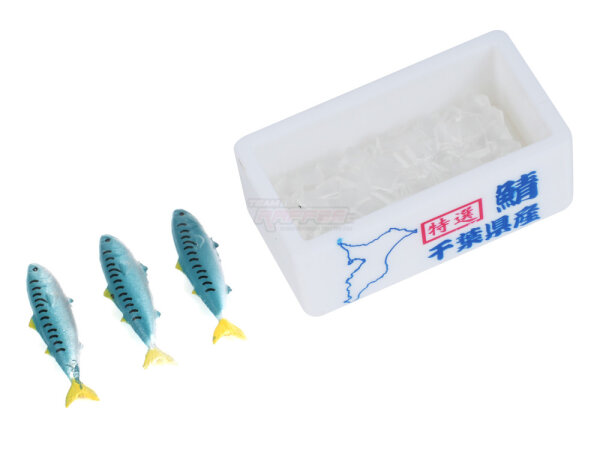 Team Raffee & Co Scale Accessories - Fish Tubs (Included Mackerel) BRSCAC323