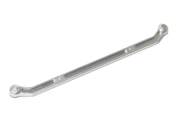 Team Raffee & Co Aluminium Steering Linkage - 1 Pc Silver for Axial SCX10 TRC/SCX04S