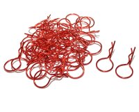 Team Raffee & Co Large-Ring Body Clips 50 pcs Red (32...
