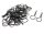 Team Raffee & Co Large-Ring Body Clips 50 pcs Black (32 mm) BRACL50BK